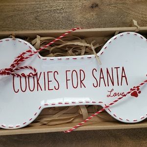 Christmas cookie plate